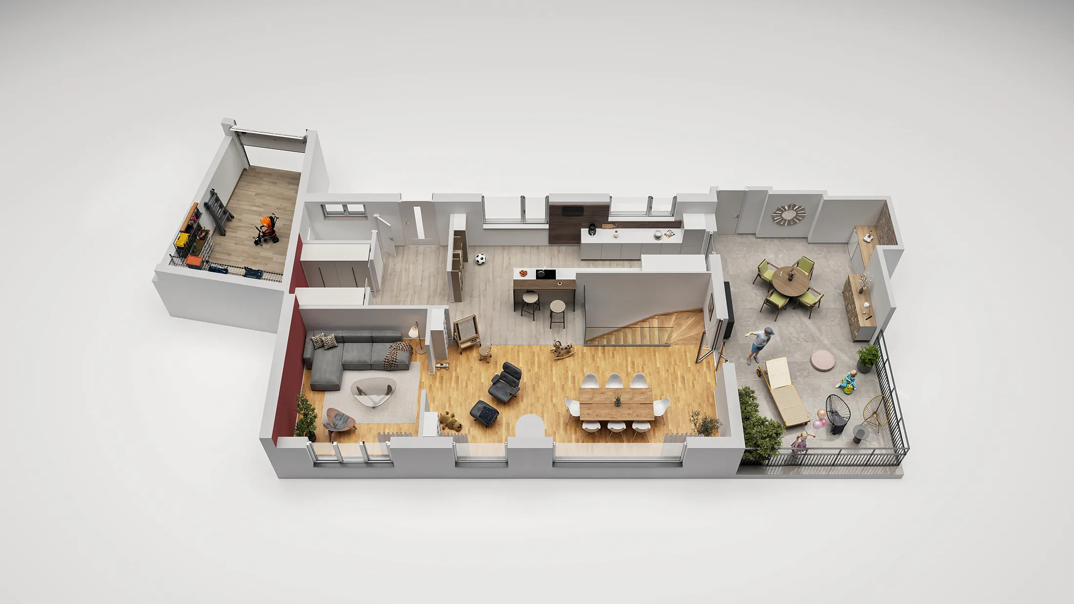 3D Grundriss Visualisierung 1