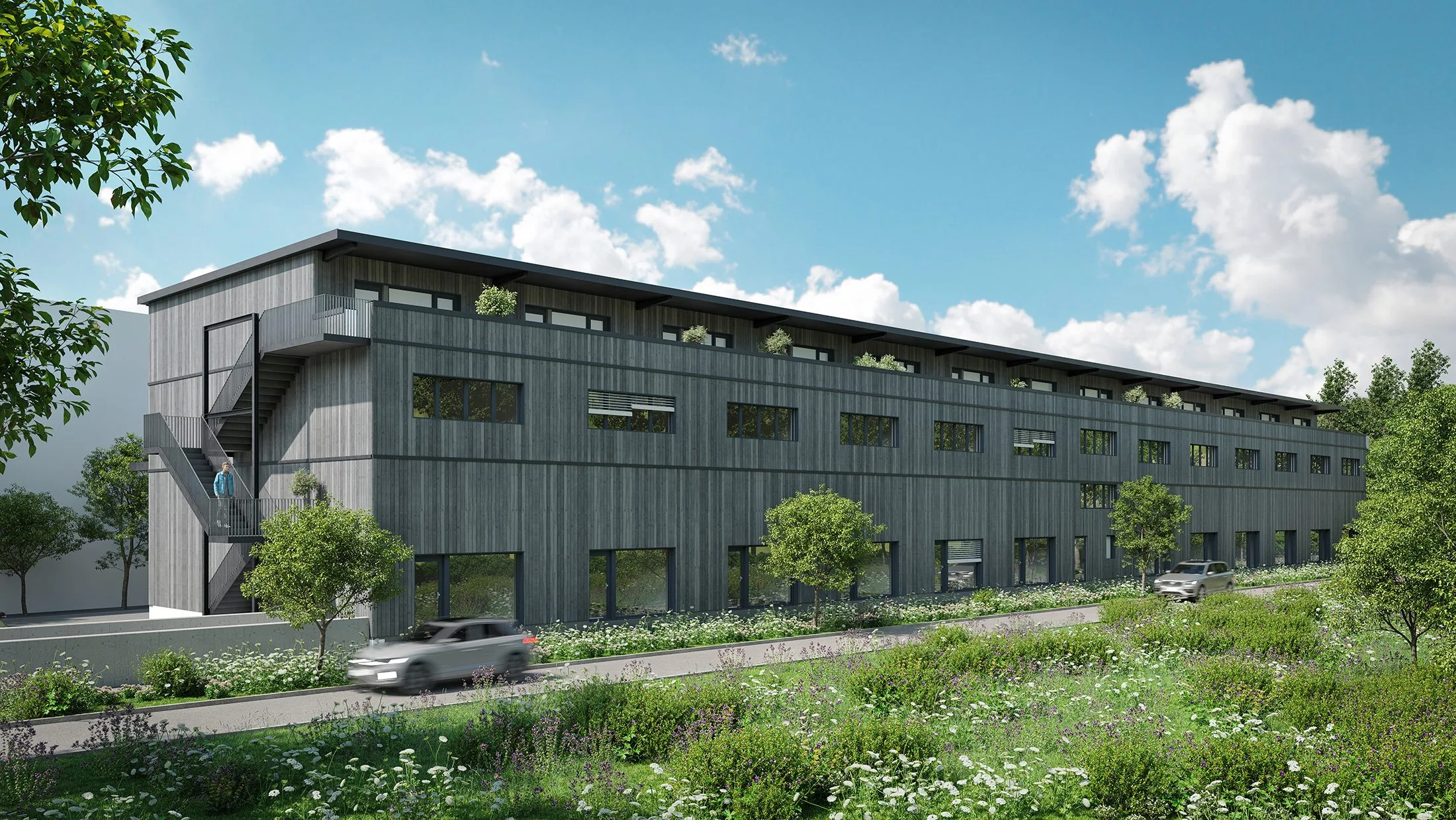 Visualisation extérieure Suisse &ndash; rendu extérieur photoréaliste pour demande d’autorisation et concours